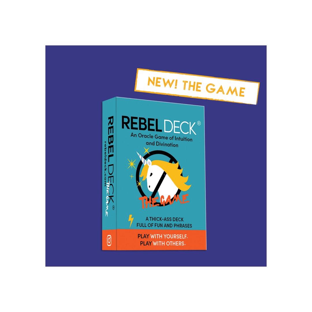 Authentic REBEL Deck the GAME Funny Hybrid Oracle Deck 112 - Etsy