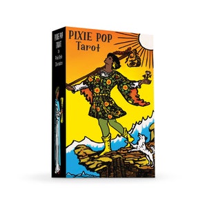 Baralho de Tarô Pixie Pop – Tarô Moderno e Inclusivo Rider-Waite | 78 Cartas para Adivinhação, Autodescoberta e Prática Diária de Tarô