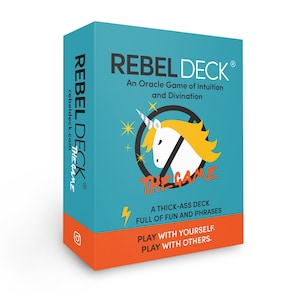 Rebellendeck orakelspel – grappige orakelkaarten voor intuïtie, zelfhulp, waarzeggerij, groepsspel, spirituele geschenken en feestplezier (112 kaarten)
