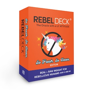 Cuss Free Deck! Authentic Rebel Deck- So Fresh. So Clean. Edition- A Tidy-Mouthed Deck for Everyone - (Great for Kids and Teens)
