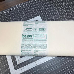 Pellon Stitch - N- Tear 806 - by the yard- sewing- appliqué- monogramming- tear away embroidery stabilizer