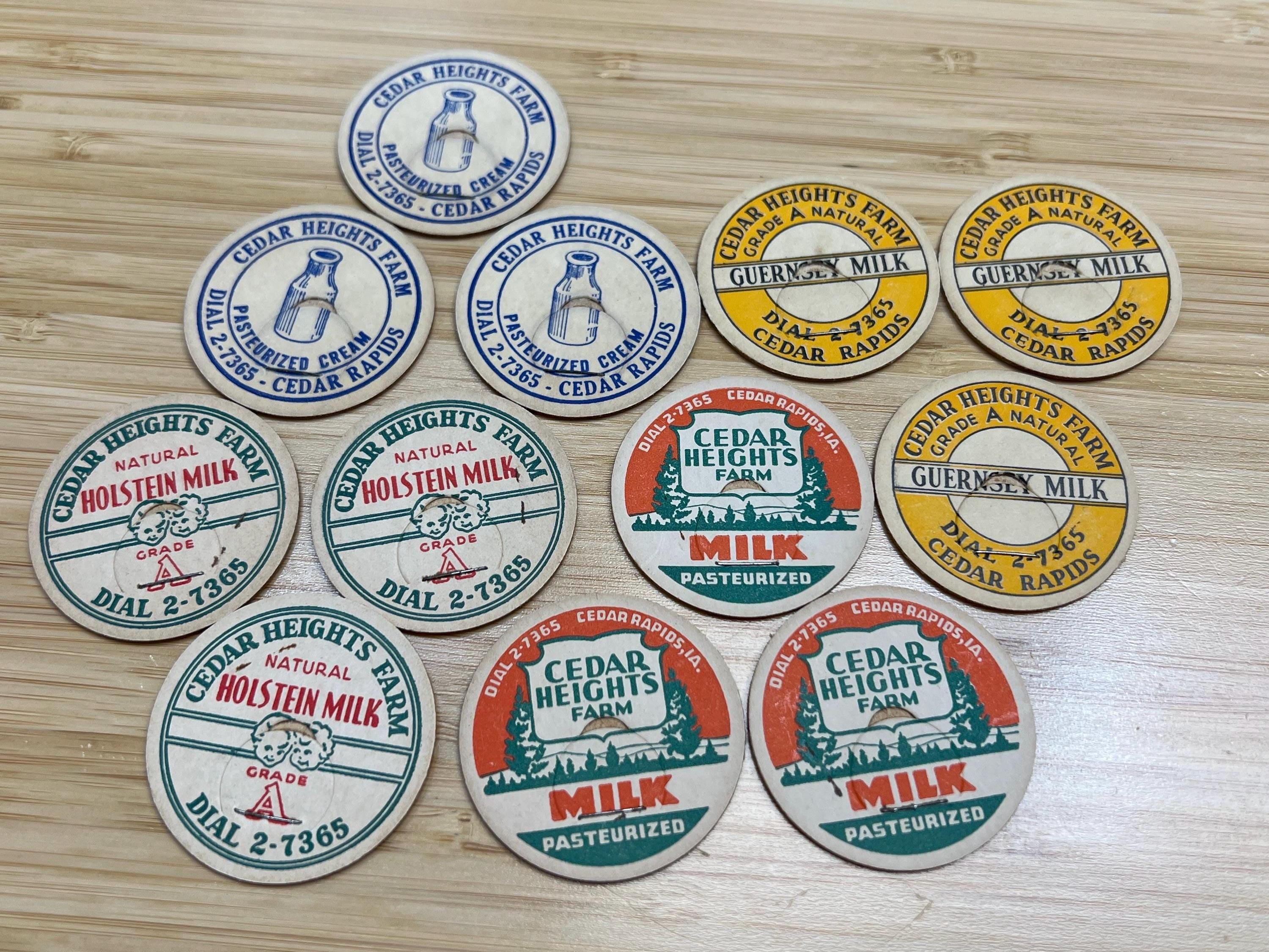 Antique milk caps - Etsy 日本