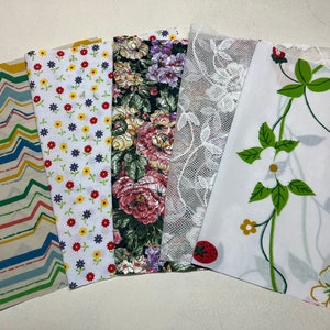 55 stuks+ bloementuin picknick JJ-set/ wordt geleverd met stoffen en ephemera/junk journal benodigdheden/ junk journal kit/bloemen/aardbei