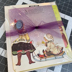 Sacola de livros infantis vintage: mais de 115 itens de papel para recordações