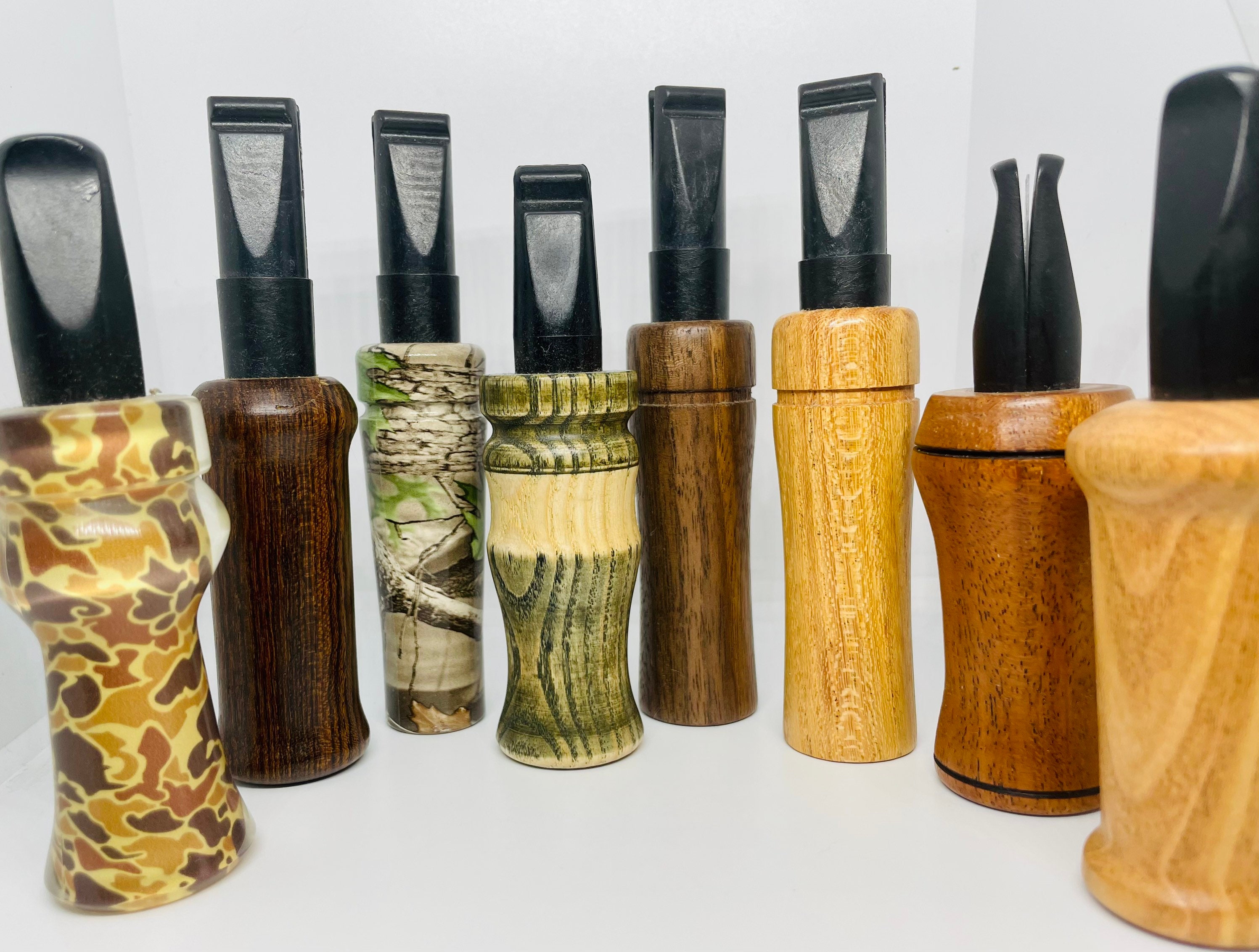 Turkey Hunting CROW Calls Camo and Wooden Etsy