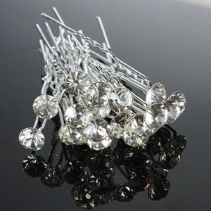 Diamanté hair pin accessory for wedding  party  hairpiece Bridal Hairpiece Crystal Hair Pin