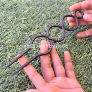 Hand Forged Medieval Iron Fork.