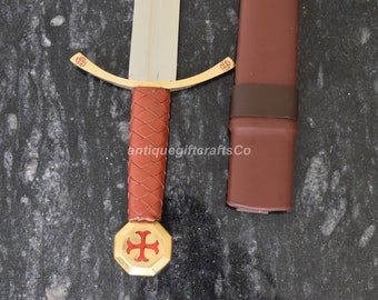 Templar sword Crusader Knight templar Sword With Scabbard.