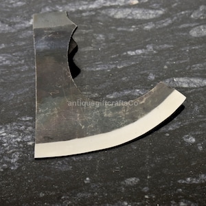 Hand Forged Viking Camping  Axe Head beard axe head. Best Gift For Halloween Party, New Year, Easter Etc.
