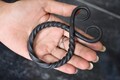 Hand Forged Troll Cross Belt Buckle.