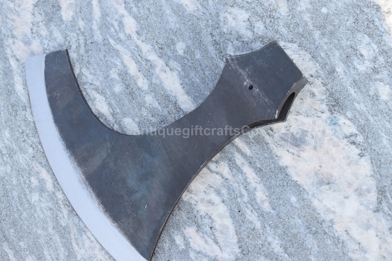 Hand-Forged Medieval  Axe Head: Viking Age Decorative Replica