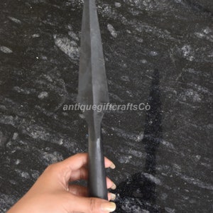 Hand Forged Medieval javelin Hunting  Spearhead. 11'' Spear