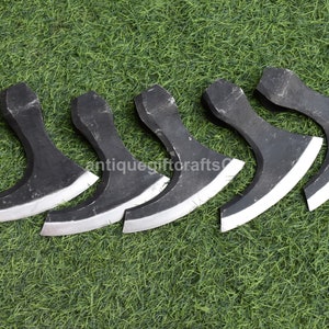 Hand Forged Medieval Viking Wood Working Axe head. High Carbon Steel Axe Head. Pack Of 5.