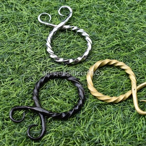 Hand-Forged Iron Troll Cross Buckle – Viking Norse Amulet |  Black, Silver & Gold Finish .Best Gift for Christmas, New year And Halloween.