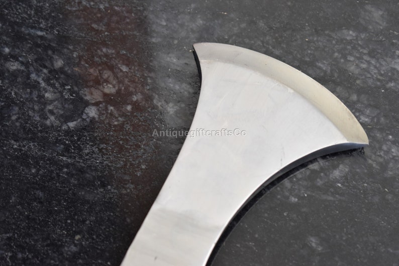 Hand-forged Medieval-style Decorative Axe Head Replica – Viking Display ...
