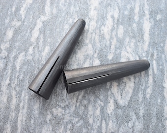 Pack of 2 Hand-Forged Decorative Viking-Style Spear End Caps – Medieval Display Replicas