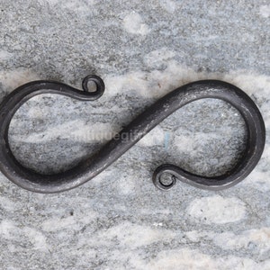 Hand Forged Medieval S Hook. Best For Outdoor Camping Hooks.