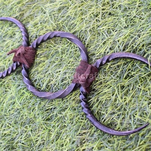 Hand Forged Medieval Moon Phase Ring Belt Buckle. Best for men/women.