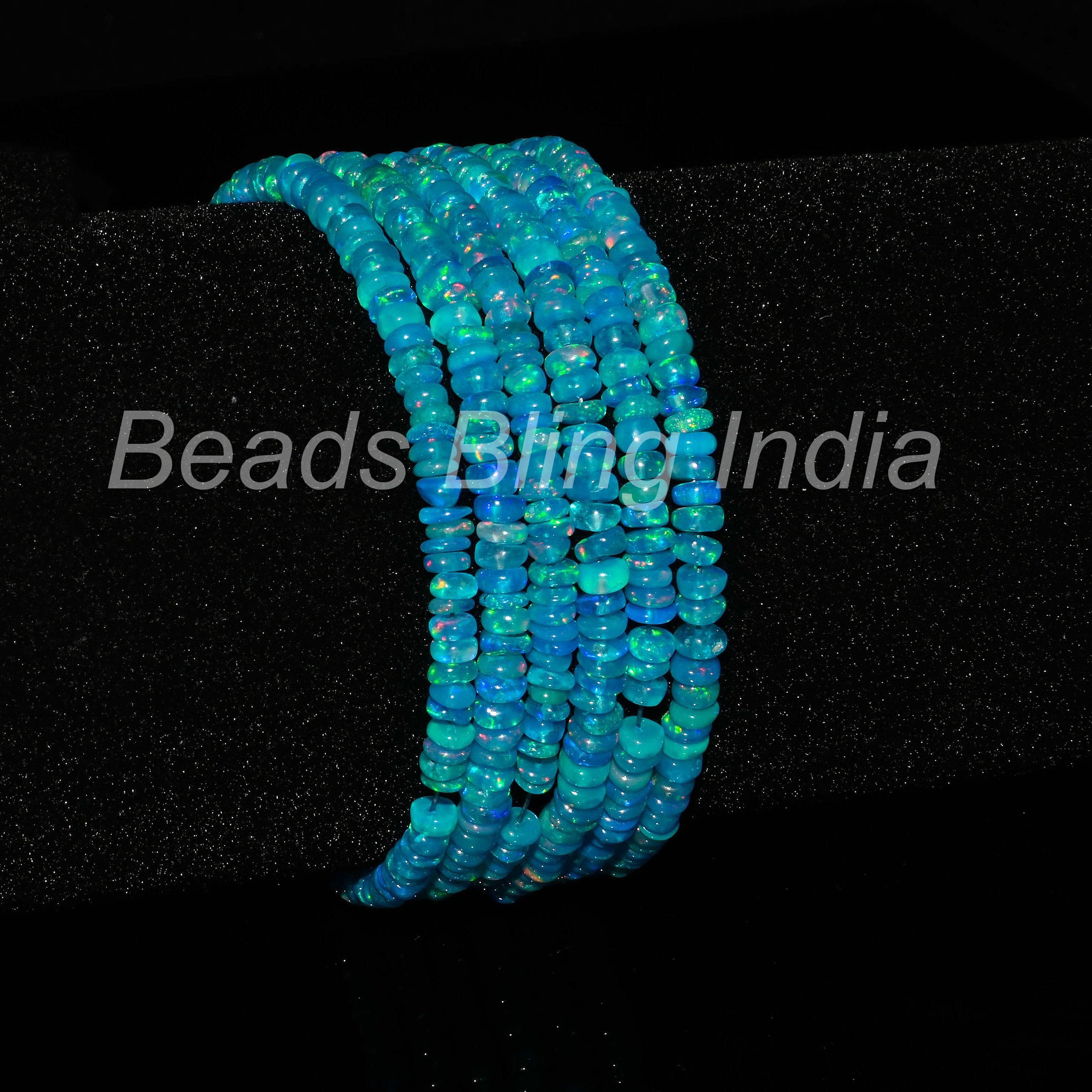 Paraiba Blue Opal Beads AAA Ethiopian Opal Smooth ...
