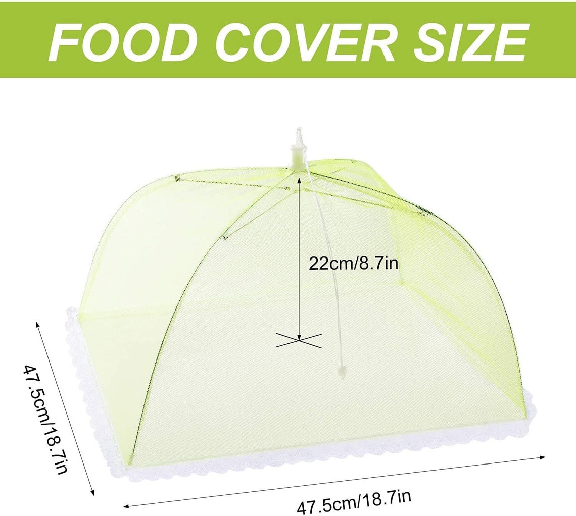 Plate Serving Covers 6 pcs Mesh Food Covers Food Table Etsy