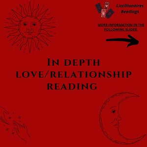 In Depth Love Reading, Love Reading, Relationship Reading, New Love Reading, Singles Reading, Tarot Love Reading, Oracle Love Reading