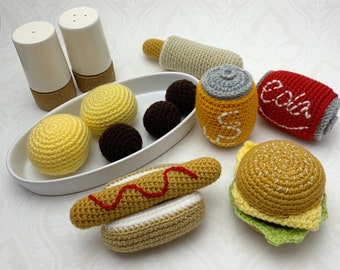 Crochet pattern Fast Food