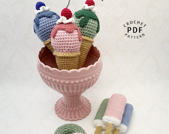 Crochet Pattern Ice creams dreams