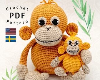 Crochet pattern Orangutans