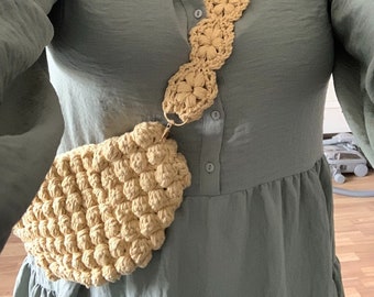 Wzór szydełkowy na torebkę typu crossbody boho (PDF)