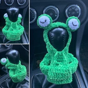 Crochet pattern Gear shift Frog Hoodie, English US Terms & Swedish