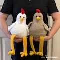 Crochet Chicken pattern adorable Bookshelf Polly Chicken (PDF) product logo