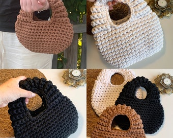 Crochet Handbag pattern Miley, English (US Terms) & Swedish