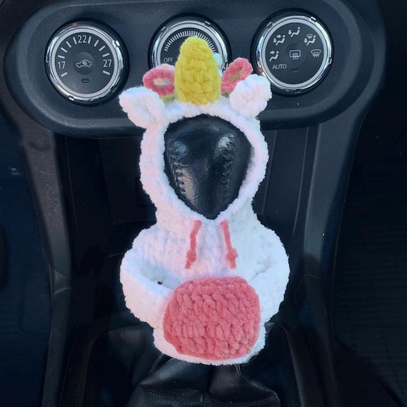 Crochet pattern Gear shift Unicorn Hoodie, English US Terms & Swedish