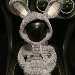 Crochet Pattern Gear Shift Bunny Hoodie for Easter, English US Terms ...