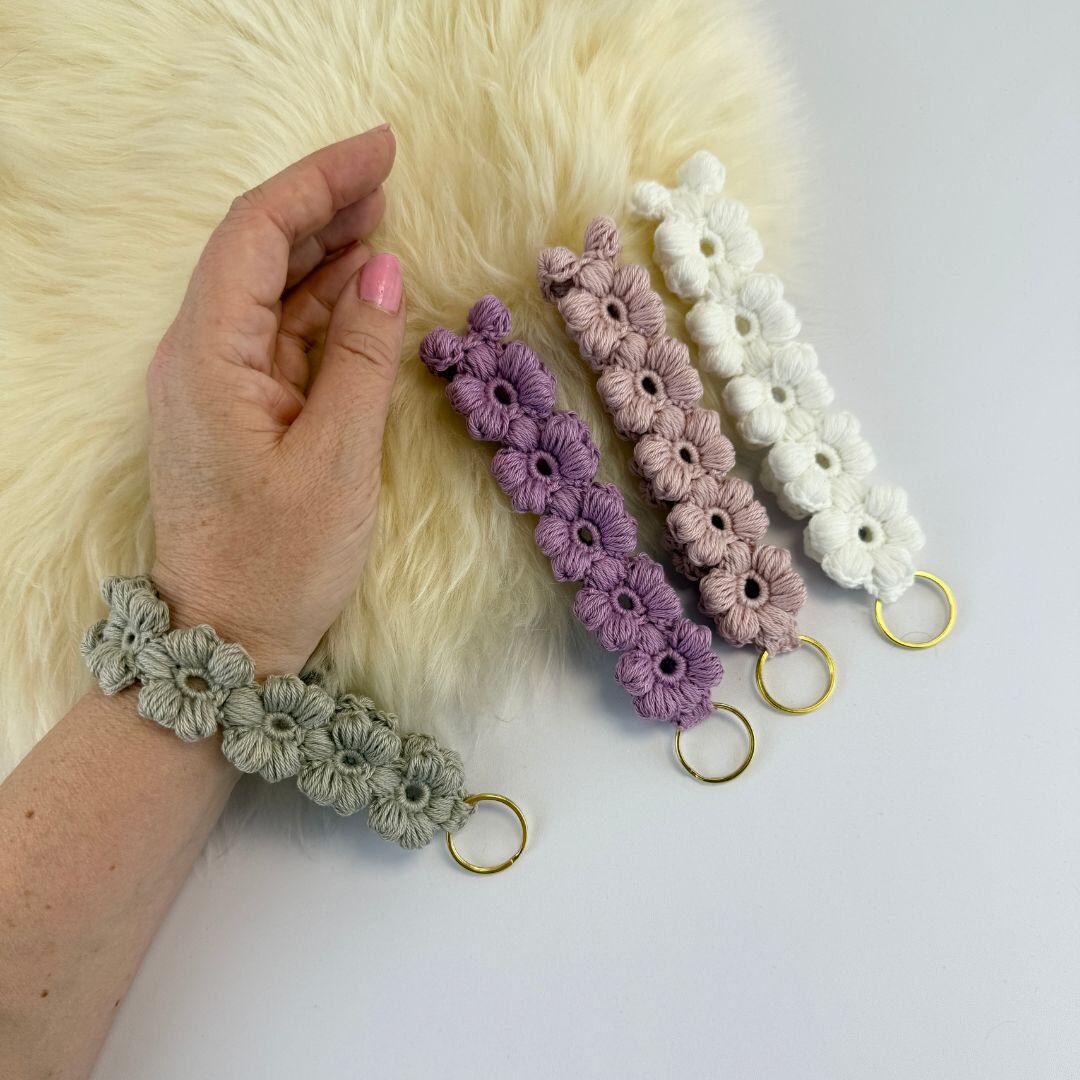 Cat Keychain Easy Crochet Key Chain Crochet Wristlet Pattern