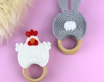 Easter Towel Holder Crochet pattern, English US Terms & Swedish