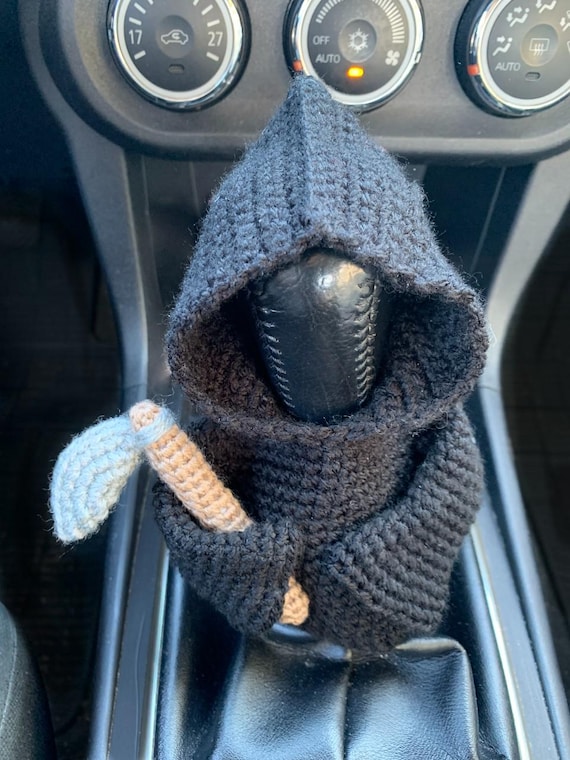 Crochet Pattern Reaper Gear Shift Hoodie, English US Terms
