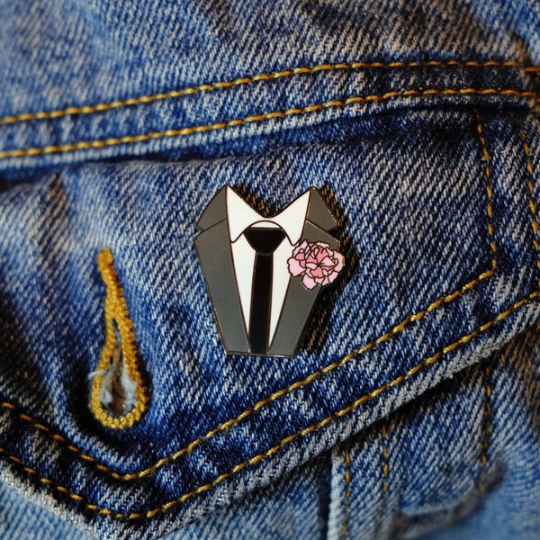 Pink Carnation Pin