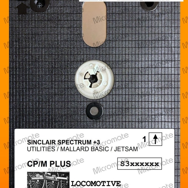 Sinclair Spectrum +3 CP/M Plus System, Mallard BASIC & Utilities Floppy Disk