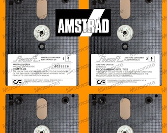 Amstrad CPC 6128 CP/M Plus System Floppy Disks Set of 2