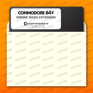 Commodore 64 Simons' Basic Extension (Simons' Basic 2.0) 5.25 Floppy Disk