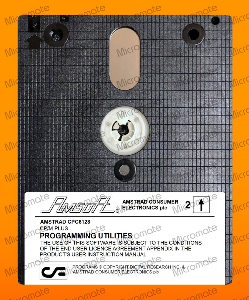Amstrad CPC 6128 CP/M Plus System Floppy Disks Set of 2 image 3