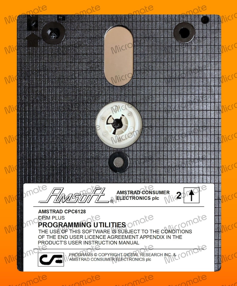 Amstrad CPC : disquette CP/M PLUS et PROGRAMMING UTILITIES