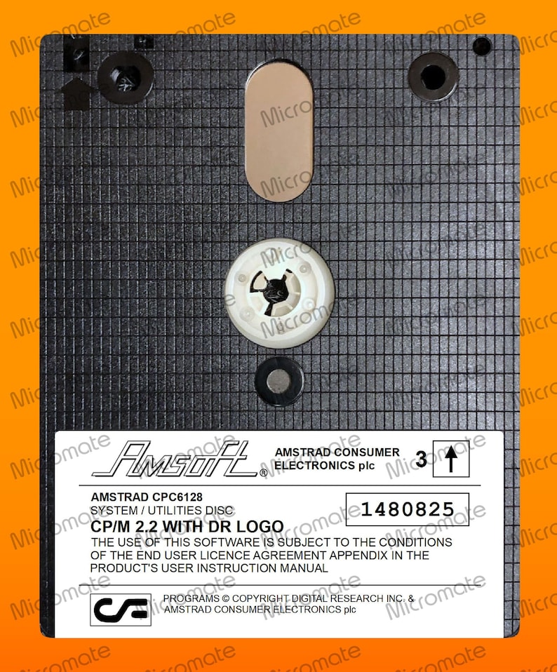 Amstrad CPC 6128 CP/M Plus System Floppy Disks Set of 2 image 4
