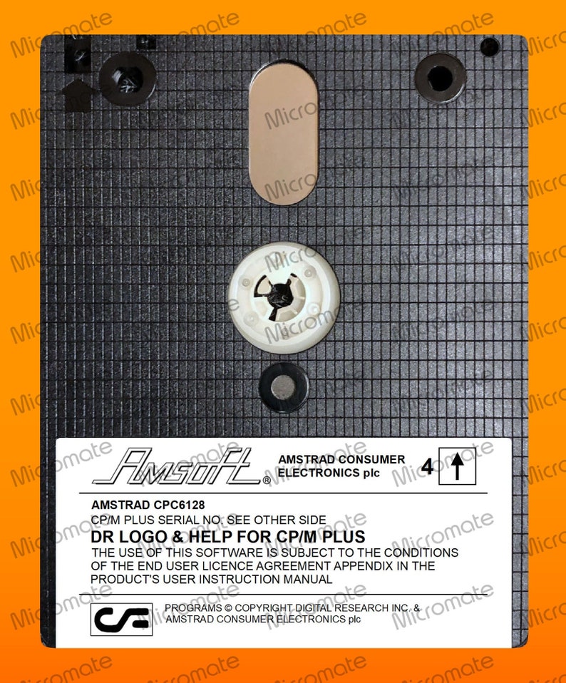 Amstrad CPC 6128 CP/M Plus System Floppy Disks Set of 2 image 5