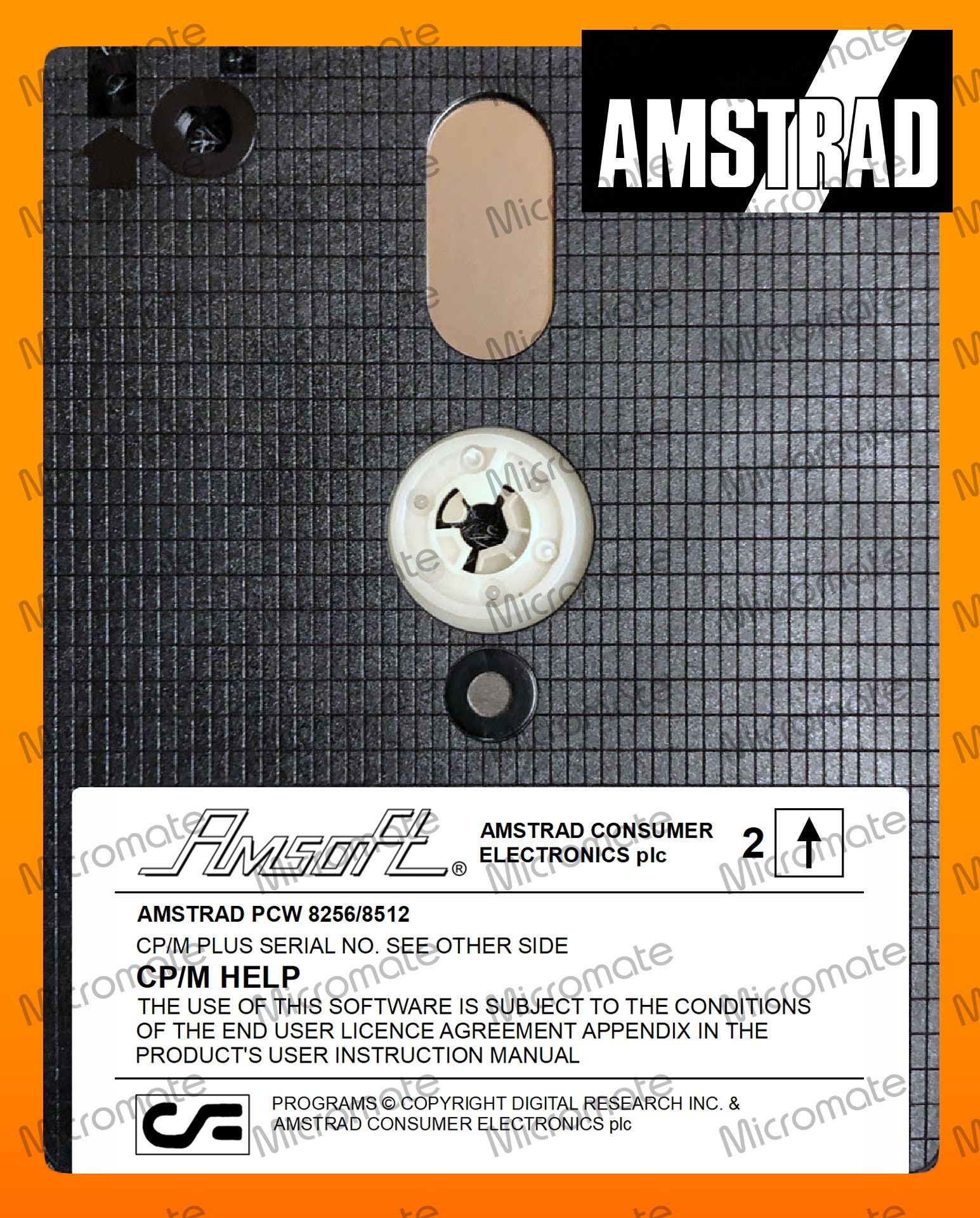 Logiciel ROTATE Logi'stick Pour Amstrad PCW 8256/8512 - Bon état, Vintage