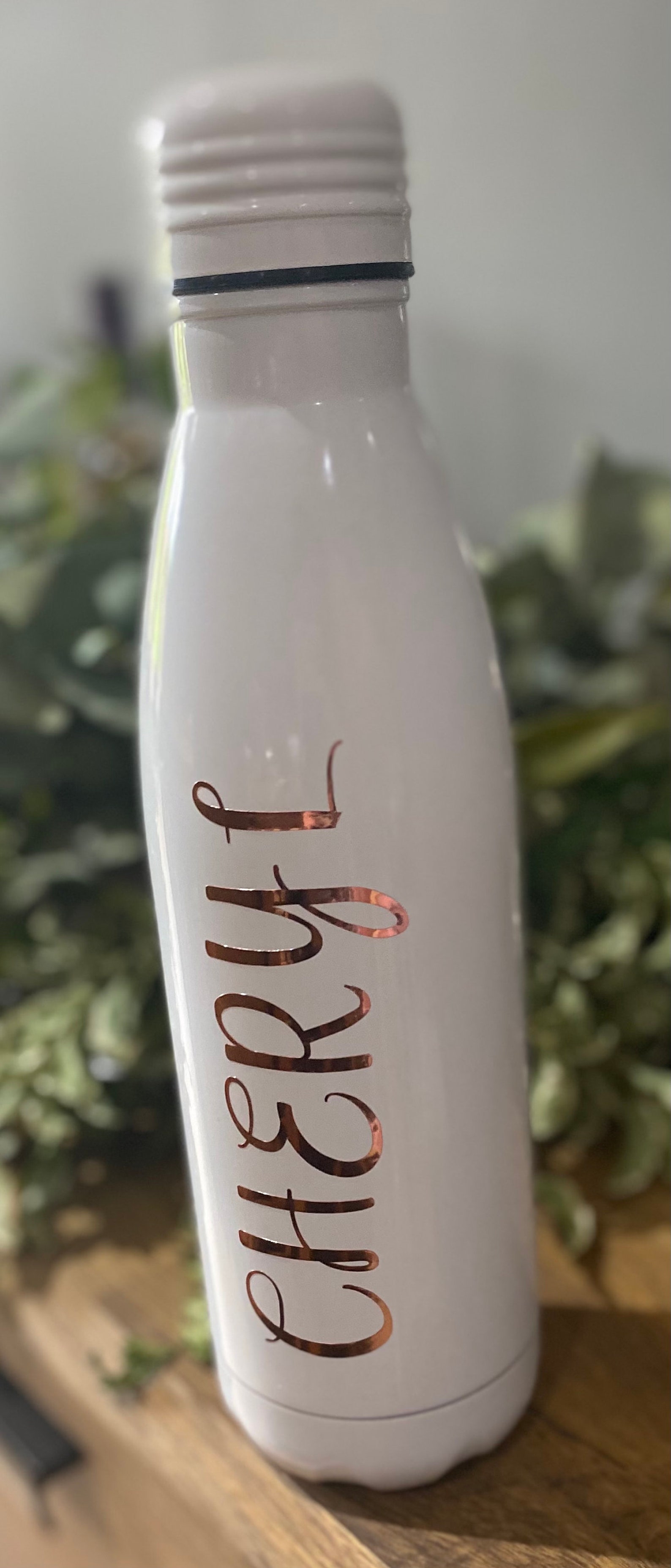 Personalised bottle with motivational Quote Etsy