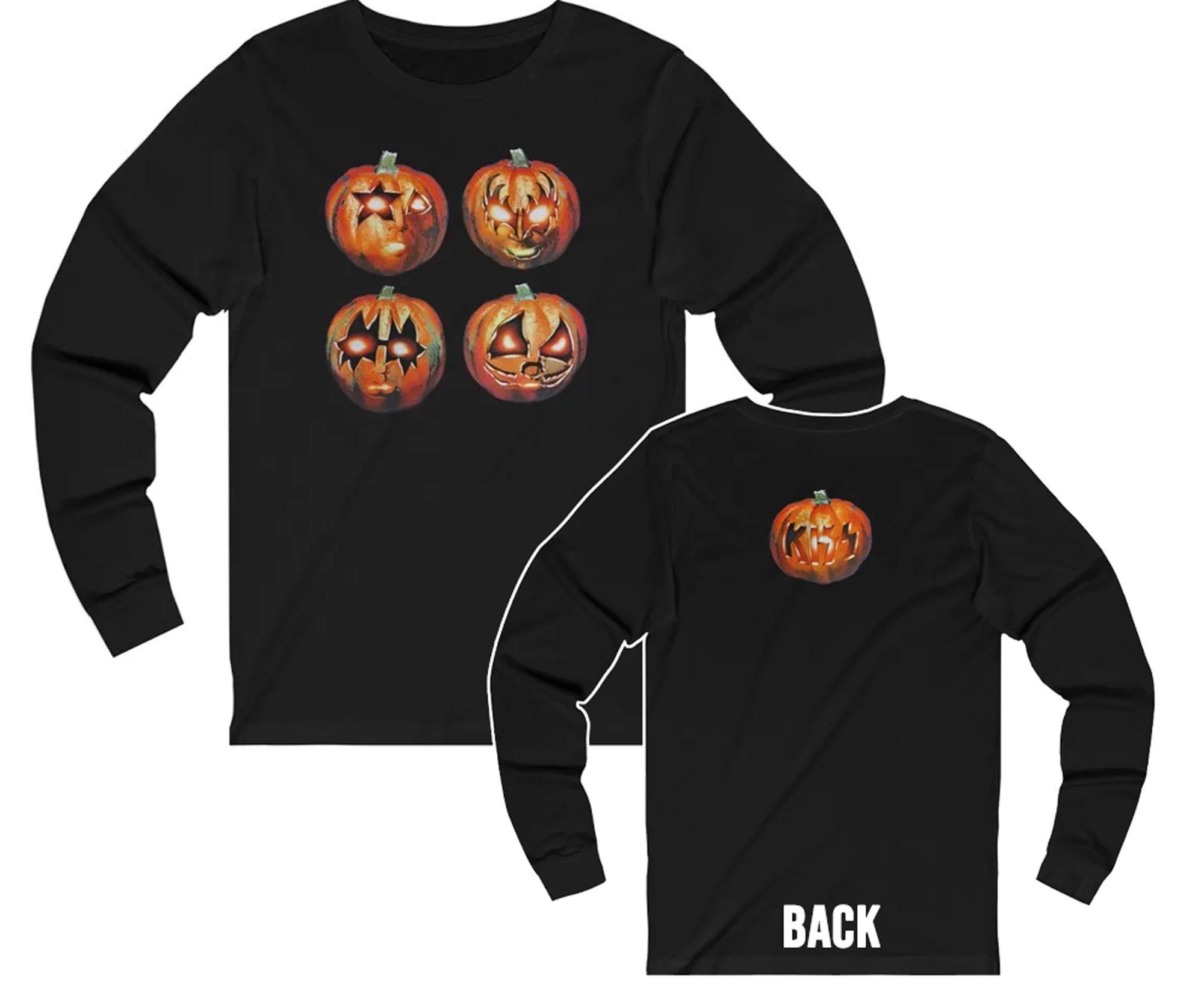 jack o lantern long sleeve shirt