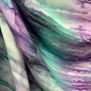 Rayon Batik fabric - Sold in 1/2 yard units