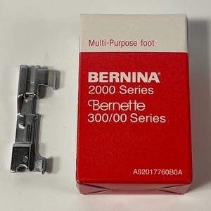 Bernina Bernette Presser Feet - Multi-Purpose, Cording, Blind Stitch, Gathering Attachment, Hemmer Device